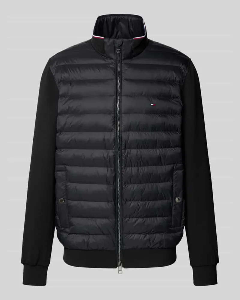 Tommy Hilfiger Regular Fit Steppjacke aus Baumwoll-Mix Black