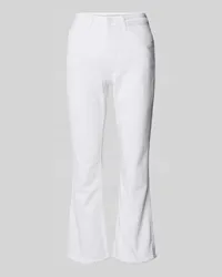 Marc O'Polo Flared Cut Jeans in unifarbenem Design Modell 'KIRUNA Weiss