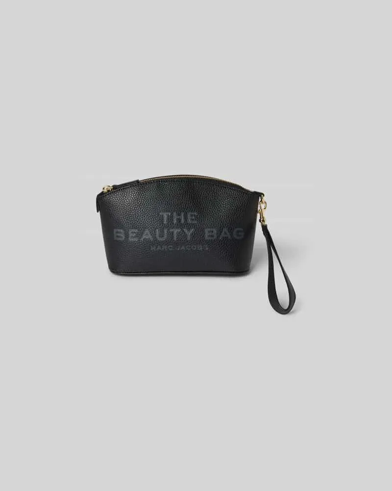 Marc Jacobs Kosmetiktasche mit Strukturmuster Black