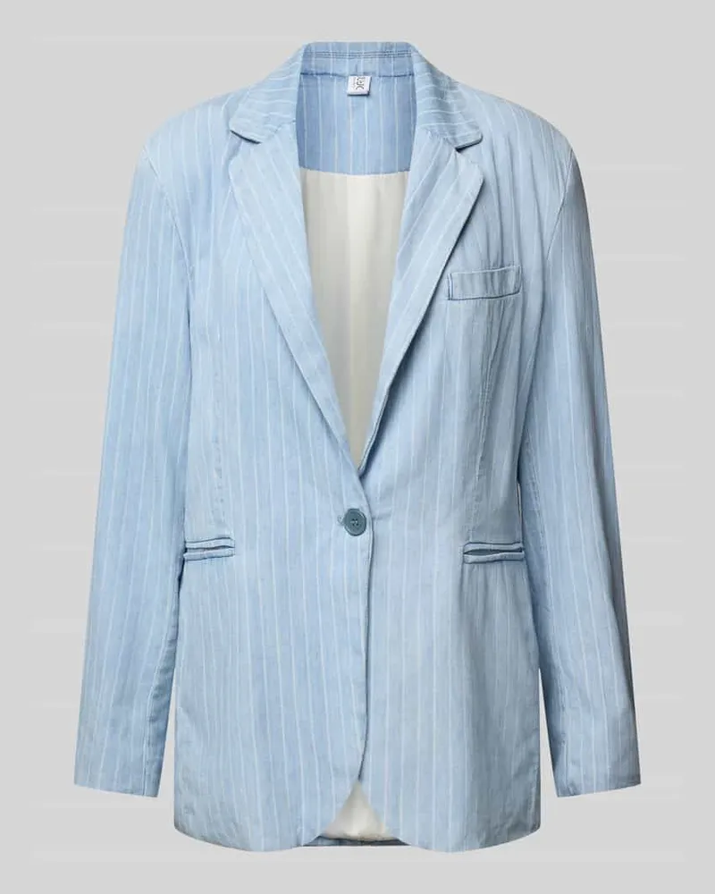 Liu Jo Relaxed Fit Blazer mit Reverskragen Modell 'GIACCA Hellblau