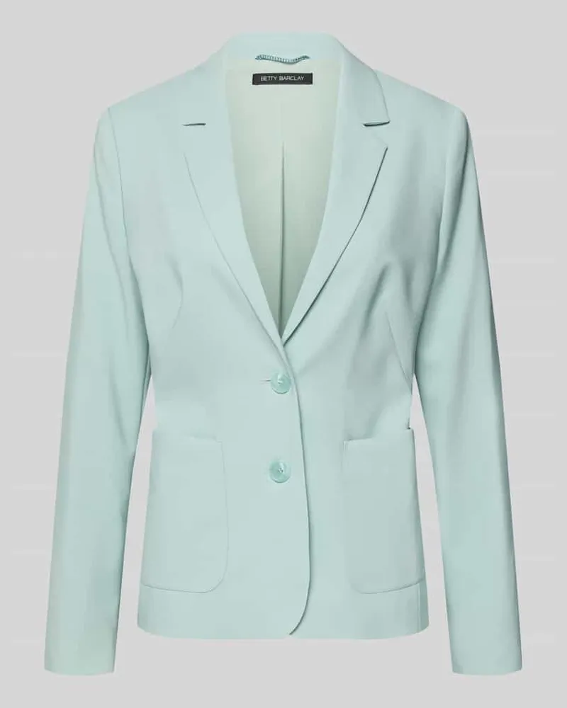 Betty Barclay Slim Fit Blazer mit Reverskragen Mint