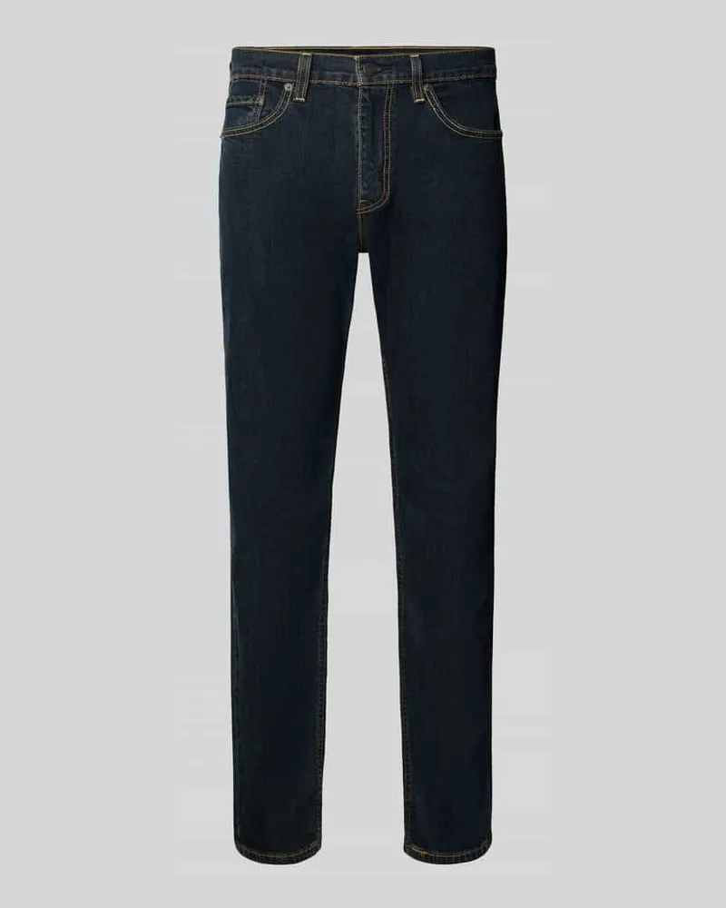 Levi's Regular Fit Jeans mit Eingrifftaschen Modell '505 Marine