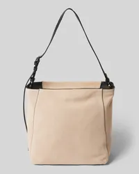 Liebeskind Handtasche aus Leder mit Label-Detail Sand