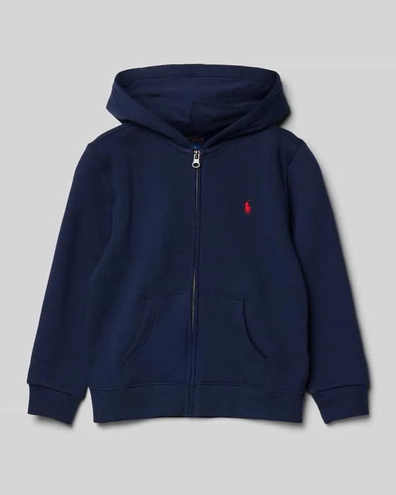 Ralph Lauren Sweatjacke mit Logo-Stitching Marine