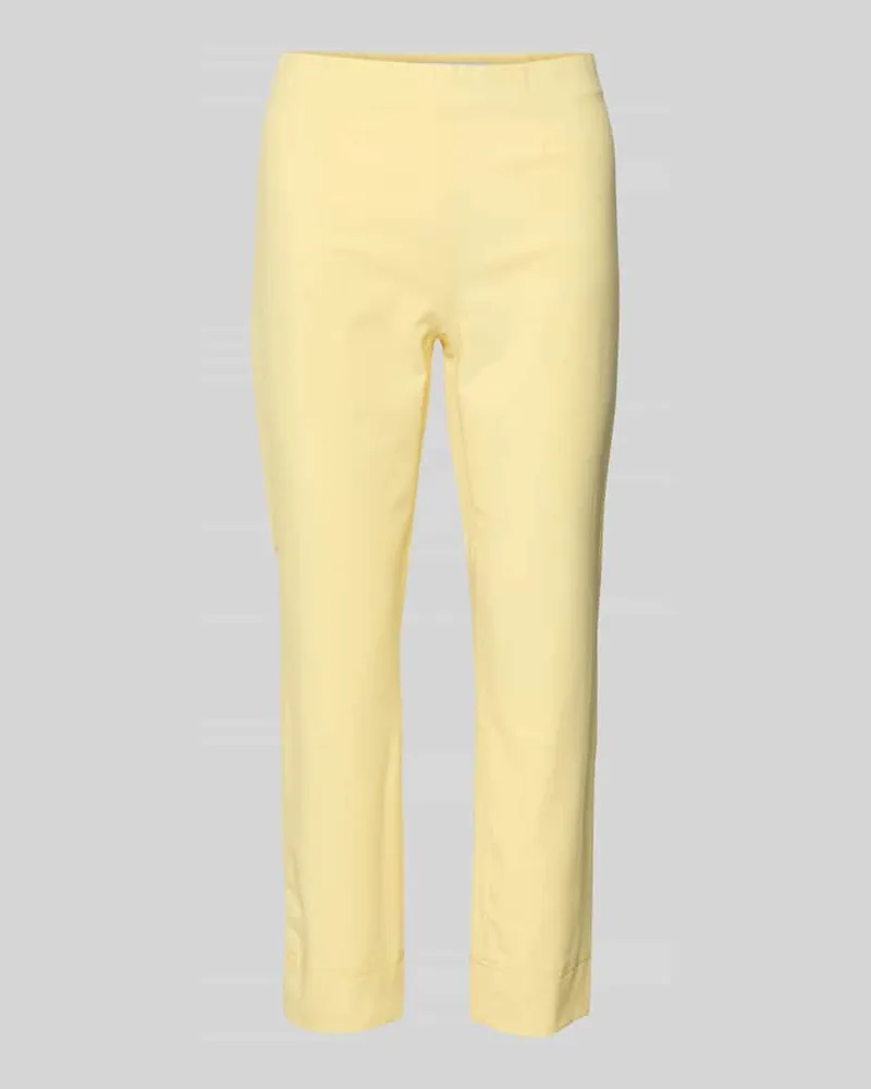 RAFFAELLO ROSSI  Skinny Fit Hose in verkürzter Passform Hellgelb