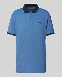 Gant Slim Fit Poloshirt mit Label-Stitching Royal