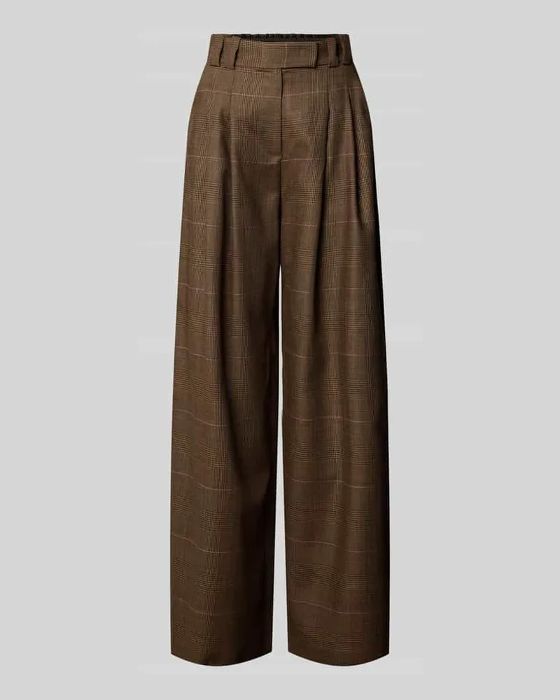 MARELLA Stoffhose aus Lanawolle mit französischen Eingrifftaschen Hellbraun