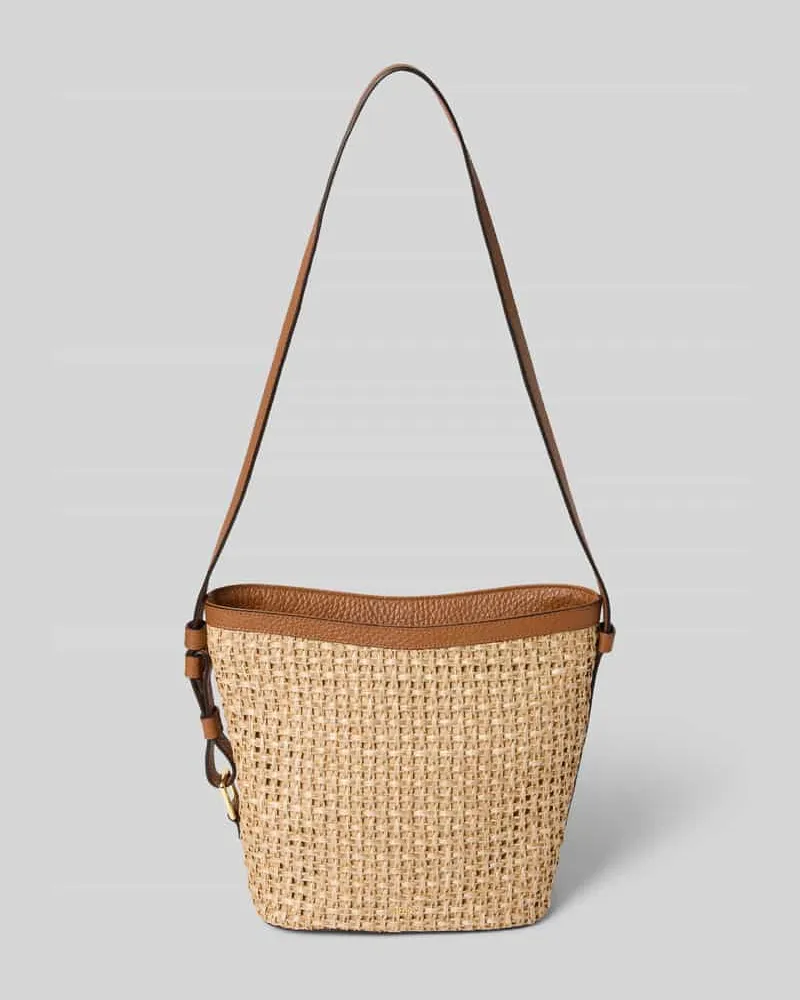 Abro Handtasche mit Schulterriemen Modell 'COSMO Cognac