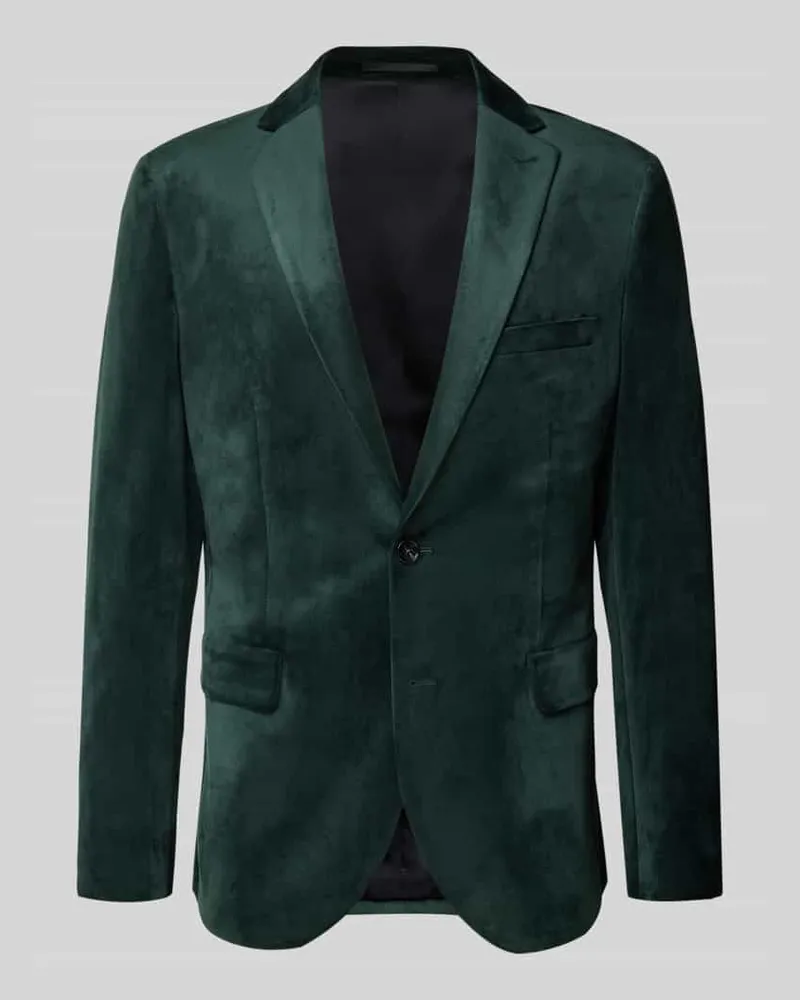 Matinique 2-Knopf-Sakko mit Reverskragen Modell 'george Dunkelgruen
