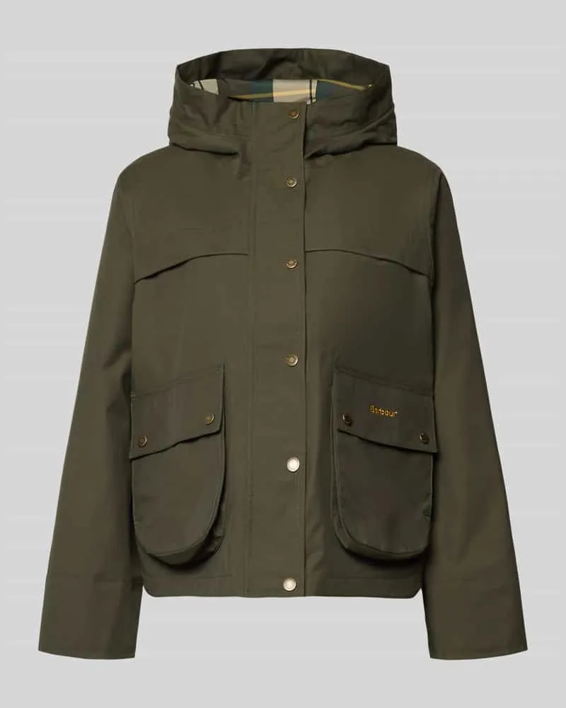 Barbour Regular Fit Funktionsjacke aus Baumwoll-Mix Modell 'BAYTHORPE Oliv