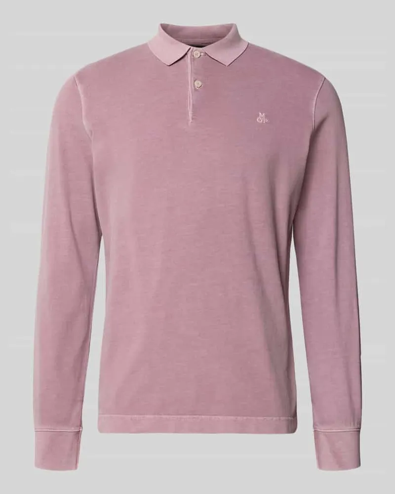 Marc O'Polo Regular Fit Poloshirt aus reiner Baumwolle Altrosa