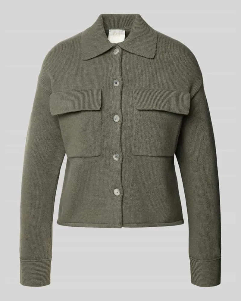 MARELLA Cardigan aus Wolle Modell 'BRENTA1 Oliv