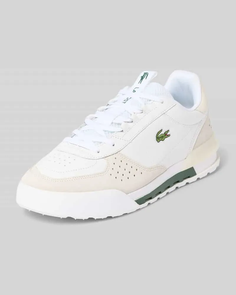 Lacoste Sneaker aus echtem Rindsleder Modell 'SLAM BREAK Weiss