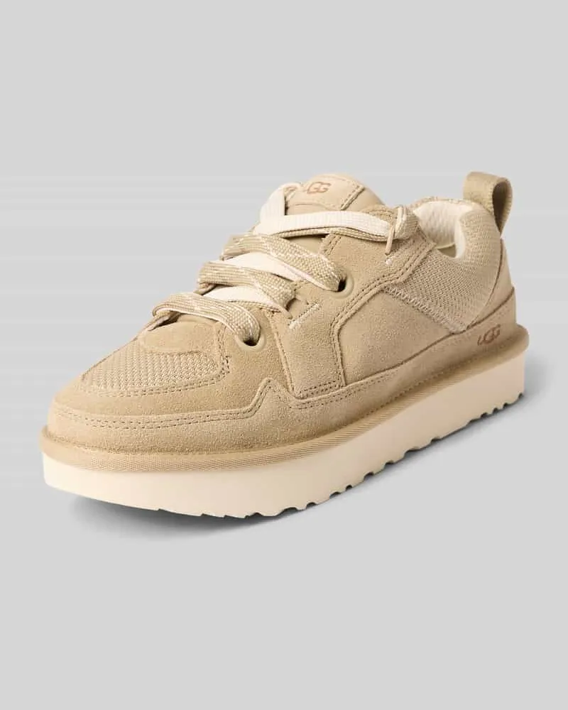 UGG Sneaker mit Plateausohle Modell 'LOWMEL Beige