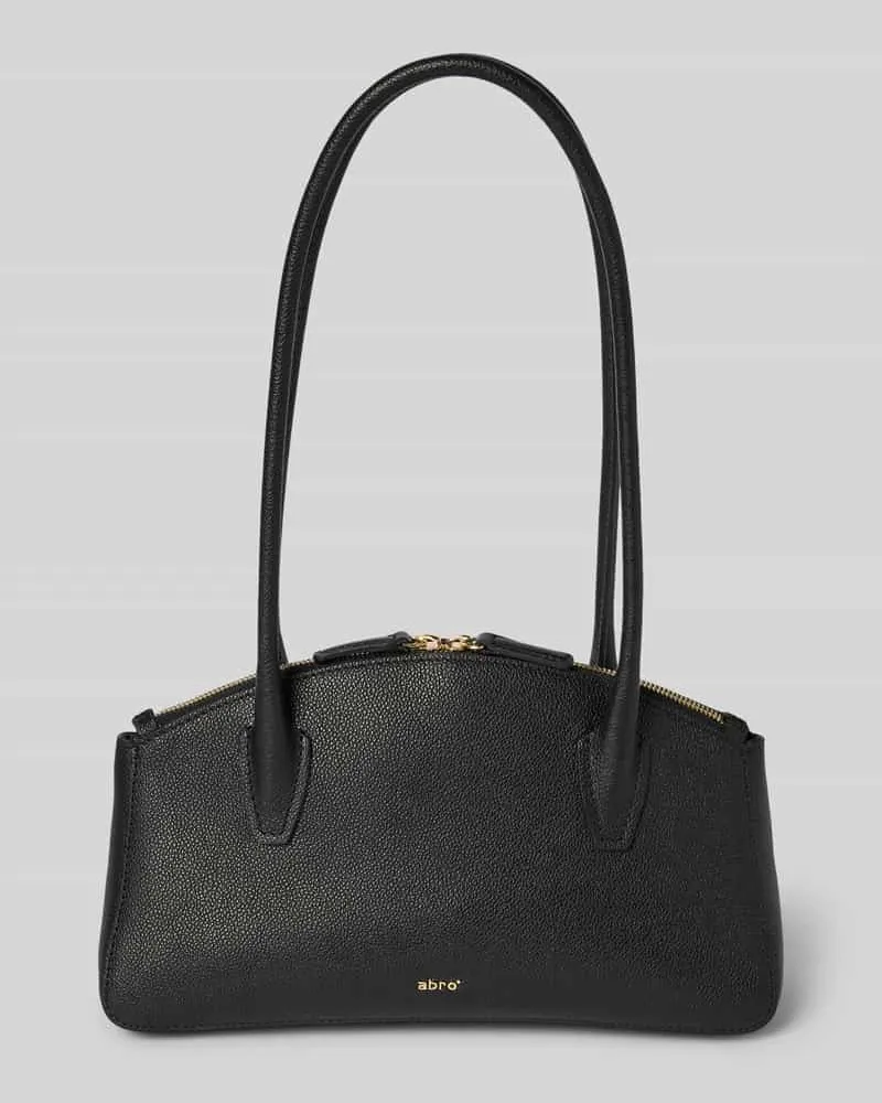 Abro Handtasche mit Label-Applikation Modell 'NIEVA Black