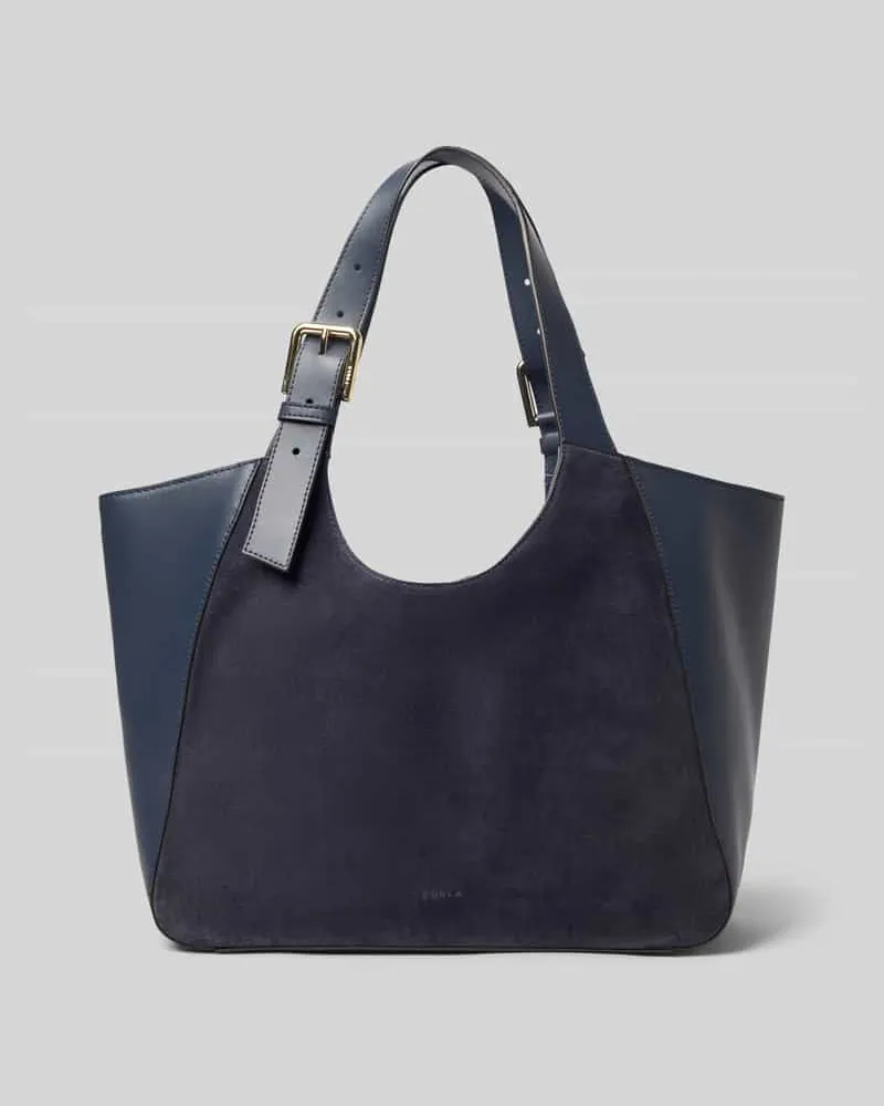 Furla Tote Bag mit Dornschließe Modell 'DORA Dunkelblau