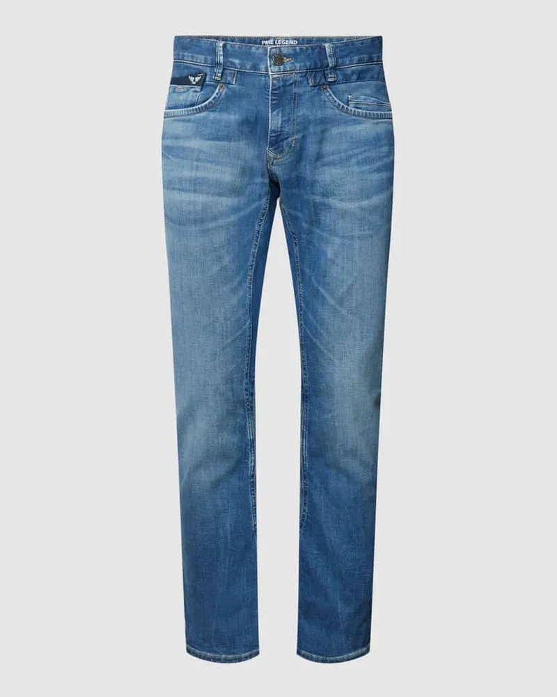 PME Legend Relaxed Fit Jeans aus Baumwoll-Mix Modell 'COMMANDER 3.0 Hellblau