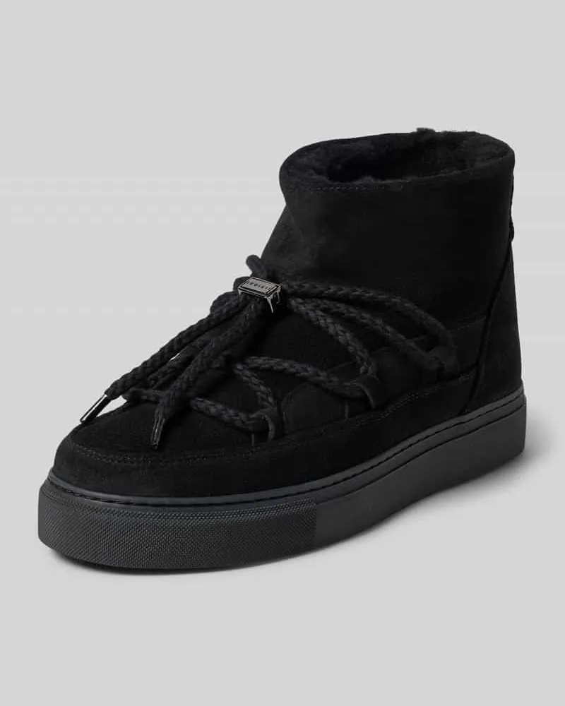 INUIKII Snow Boots aus Leder Modell 'CLASSIC LOW Black