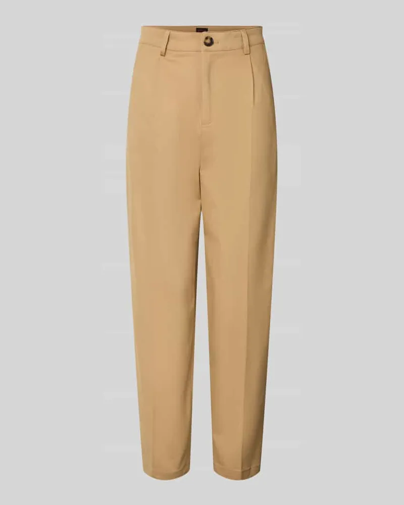 Stefanel Stoffhose mit Gesäßtaschen Mud