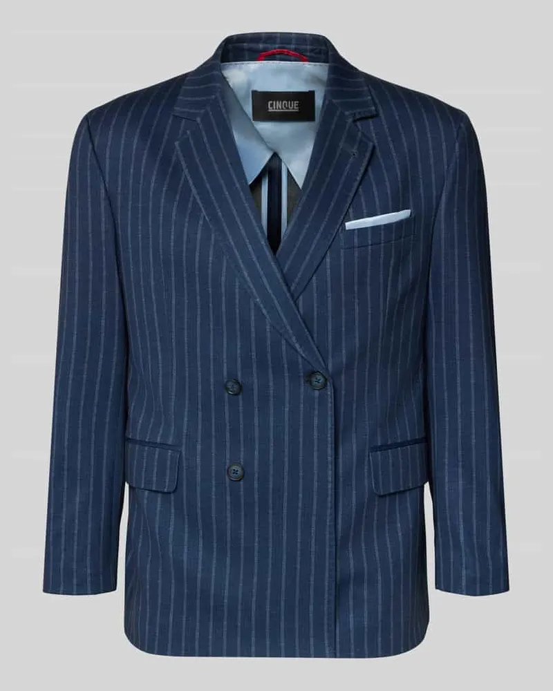 cinque 2-Knopf-Sakko mit Reverskragen Modell 'DOUBLE Marine