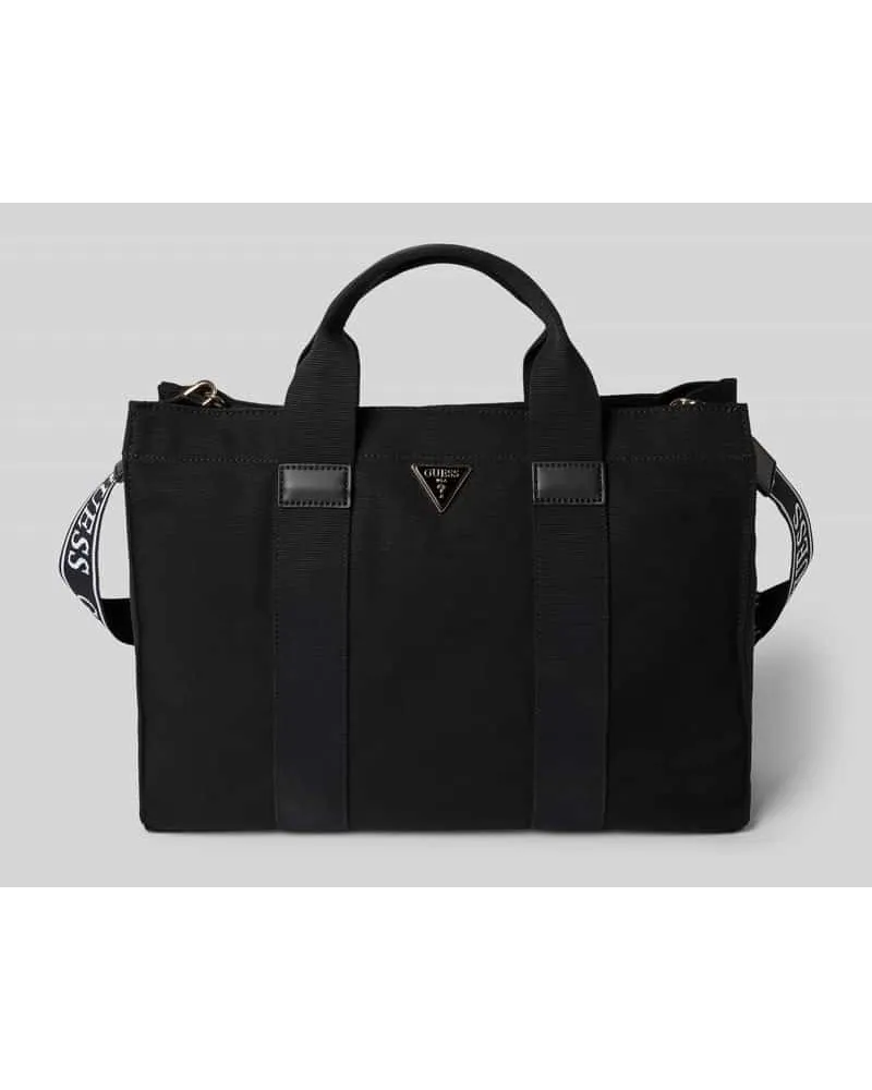 Guess Handtasche mit Strukturmuster Black