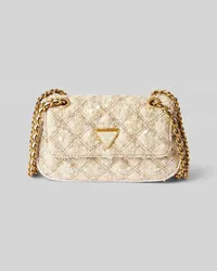 Guess Handtasche mit Label-Applikation Modell 'GIULLY Gold