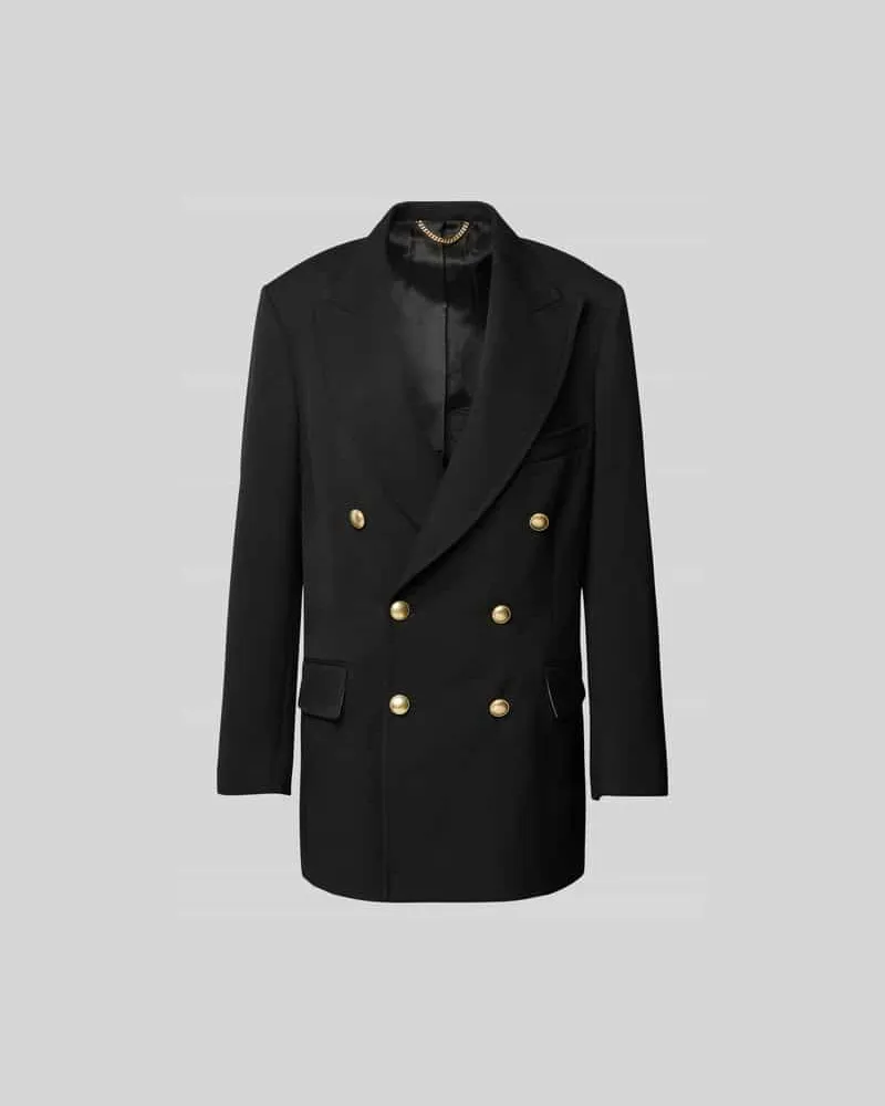 Victoria Beckham Blazer mit Reverskragen Black