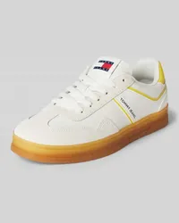 Tommy Hilfiger Sneaker mit Label-Patch Modell 'COURT Hellgelb