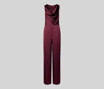 Taillierter Jumpsuit aus Satin Modell 'KIMARI-1