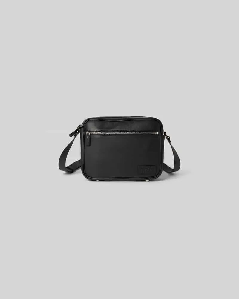 Maison Margiela Shoulder Bag aus echtem Leder Black