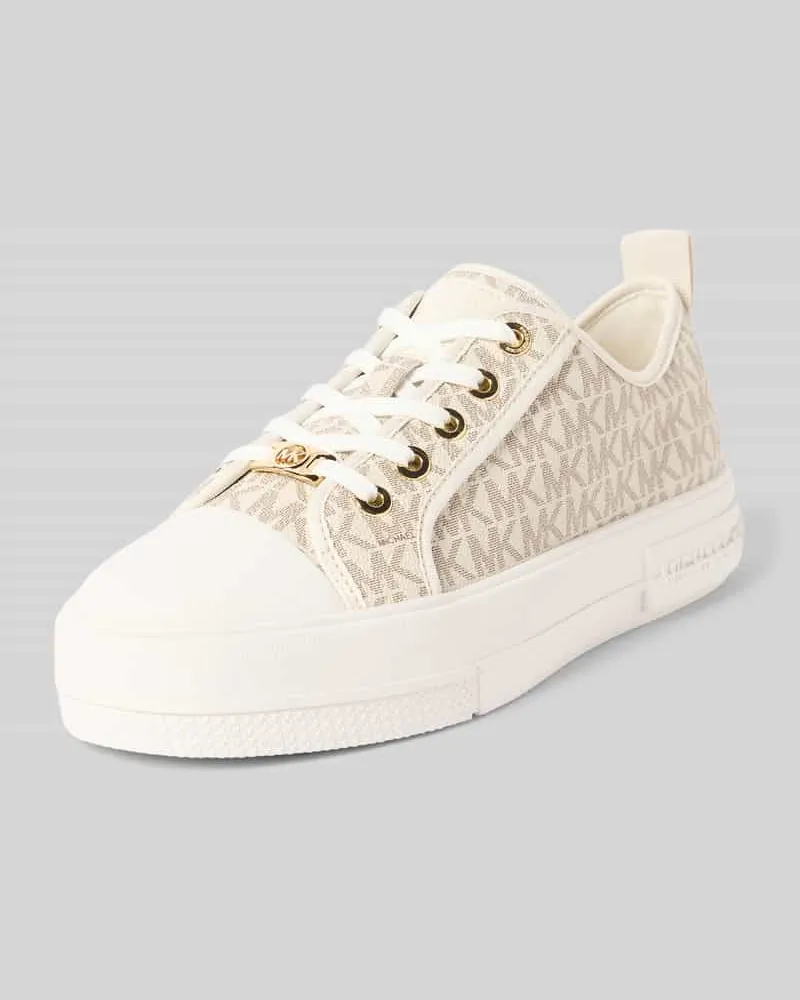 Michael Kors Sneaker mit Label-Detail Modell 'EVY Beige