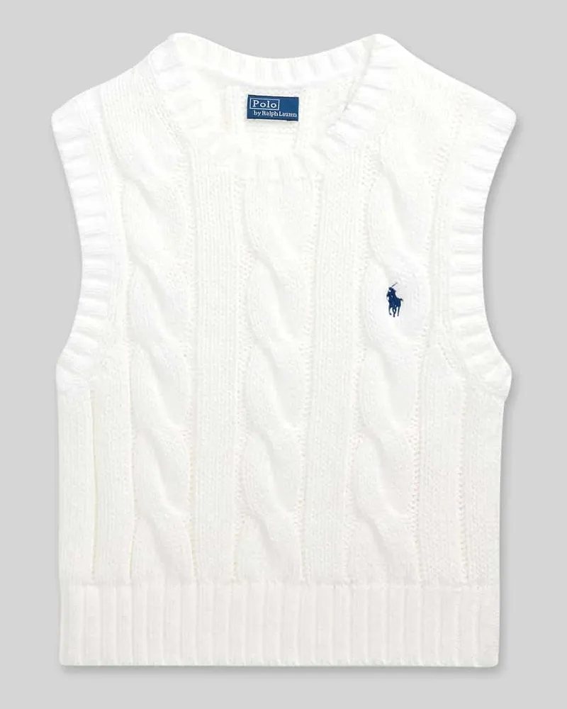 Ralph Lauren Pullunder mit Label-Stitching Weiss