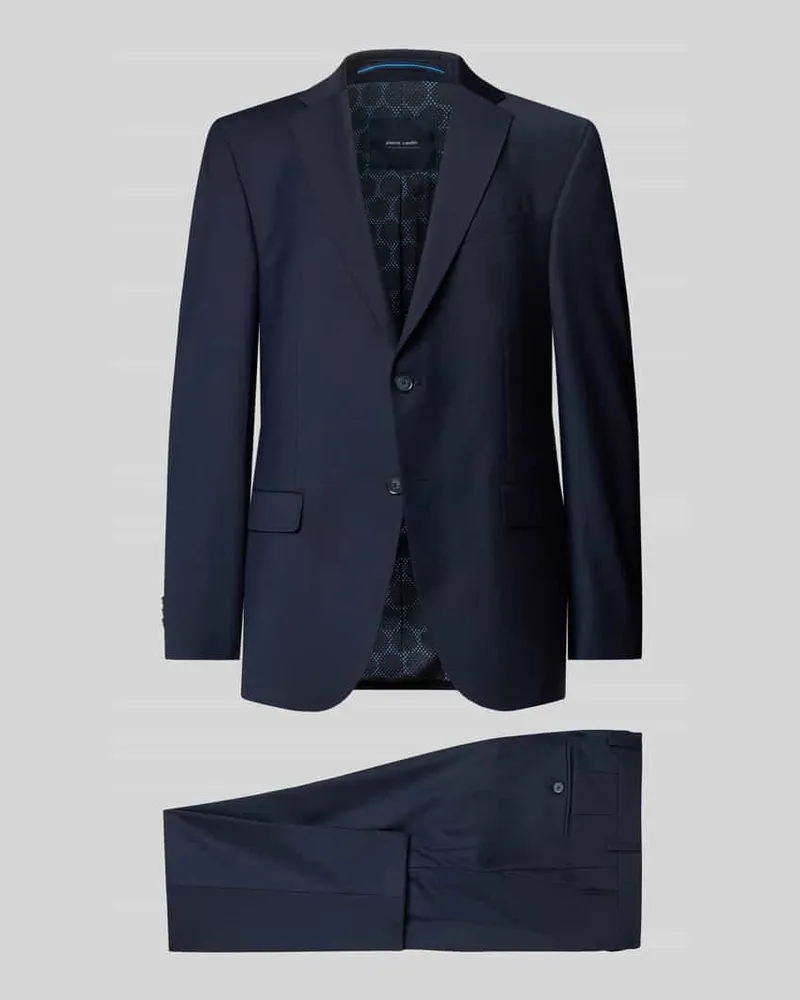 Pierre Cardin Anzug mit Reverskragen Marine