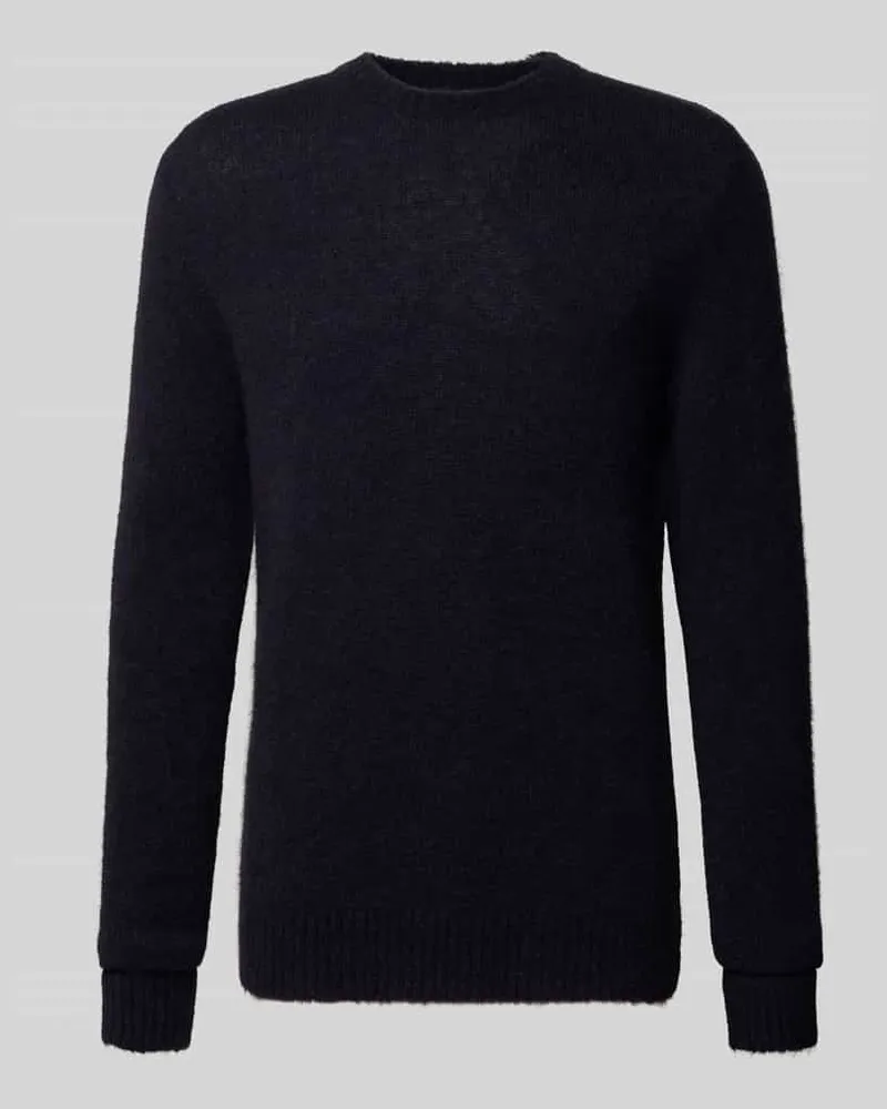 forét Strickpullover mit Rundhalsausschnitt Modell 'ALPINE Dunkelblau