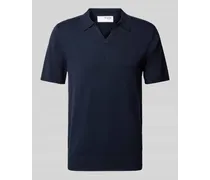 Slim Fit Poloshirt mit V-Ausschnitt Modell 'TELLER