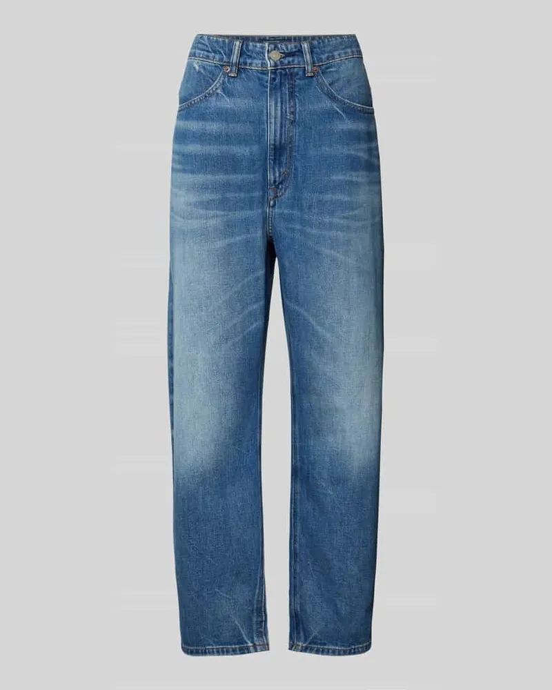 Ralph Lauren Relaxed Taper Fit Jeans mit Eingrifftaschen Jeansblau