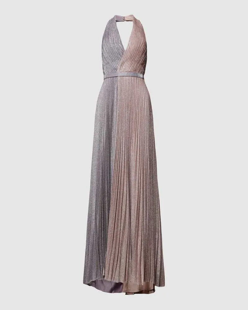 Unique Abendkleid in Two-Tone-Machart Rose