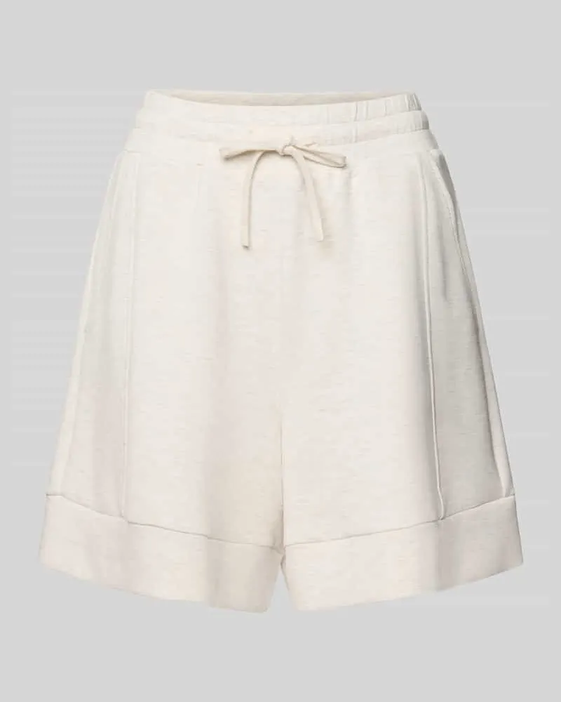 Varley Shorts mit elastischem Bund Modell 'alder Offwhite