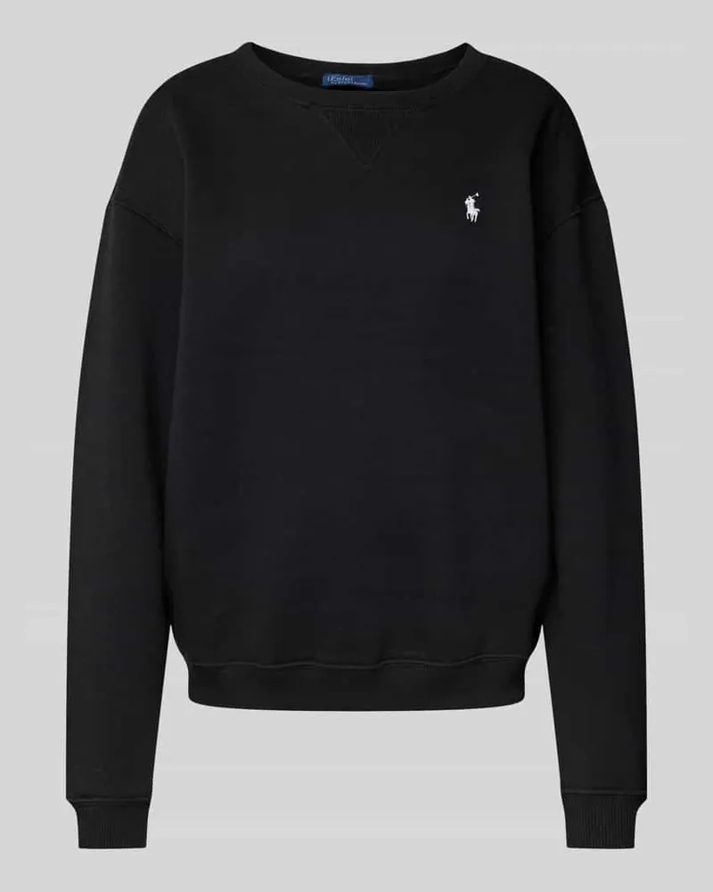 Ralph Lauren Oversized Sweatshirt mit Logo-Stitching Black