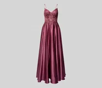 Abendkleid mit Ziersteinbesatz