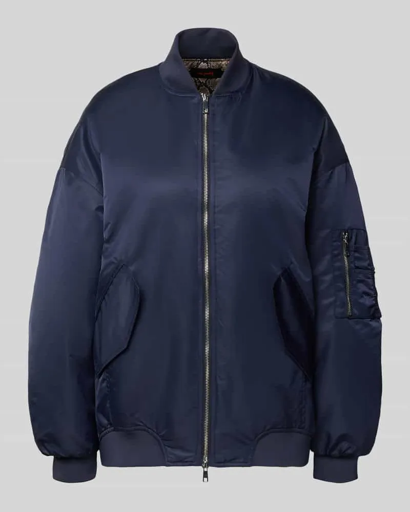 Miss Goodlife Relaxed Fit Bomberjacke mit Zweiwege-Reißverschluss Marine