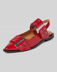 Steve Madden Ballerinas in Lack-Optik mit Nieten Rot