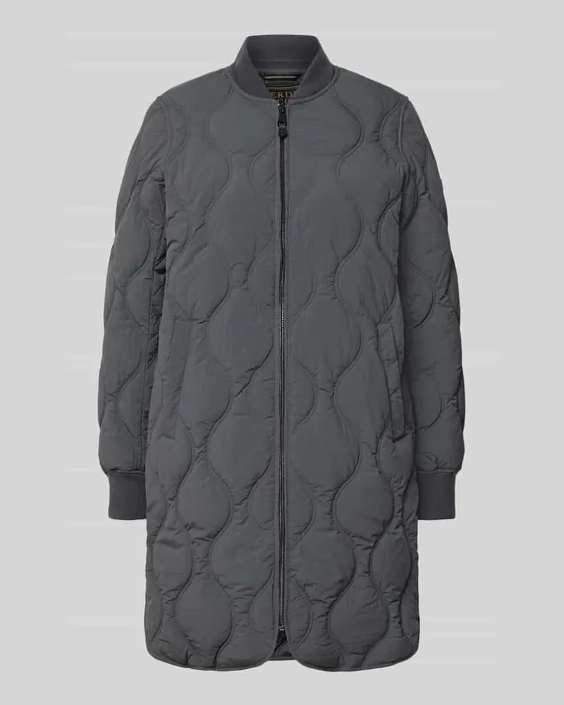 Superdry. Steppjacke mit Stehkragen und Eingrifftaschen Black
