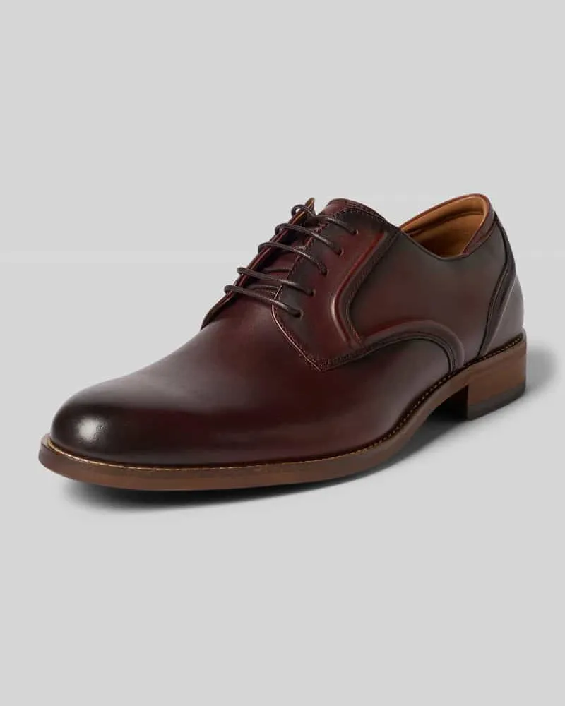 Clarks Derby Schnürschuh aus Rindsnappa Dunkelbraun