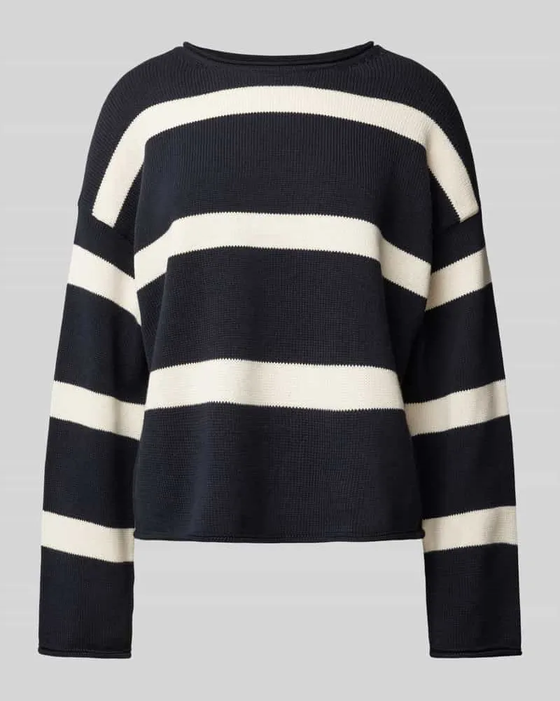 Marc O'Polo Oversized Pullover aus reiner Baumwolle Marine