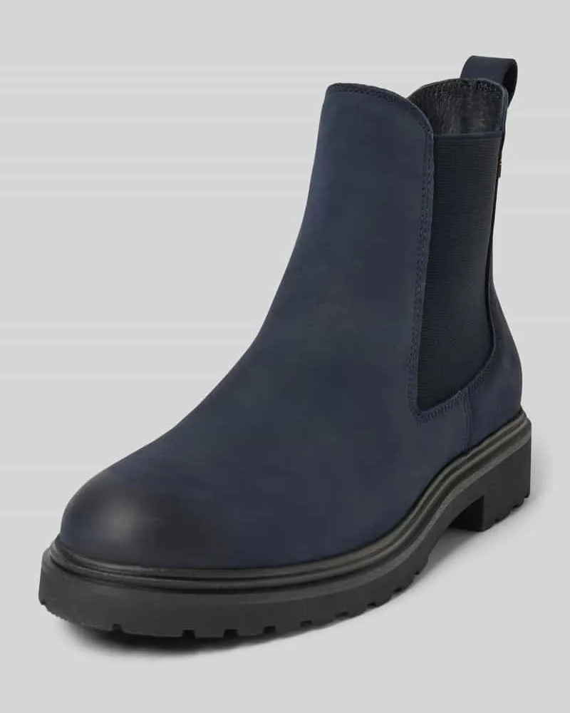 Tommy Hilfiger Chelsea Boots aus echtem Nubukleder Dunkelblau