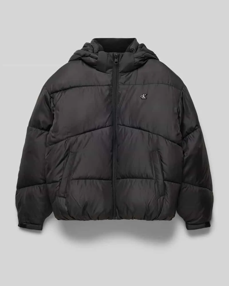 Calvin Klein Steppjacke mit Label-Detail Black
