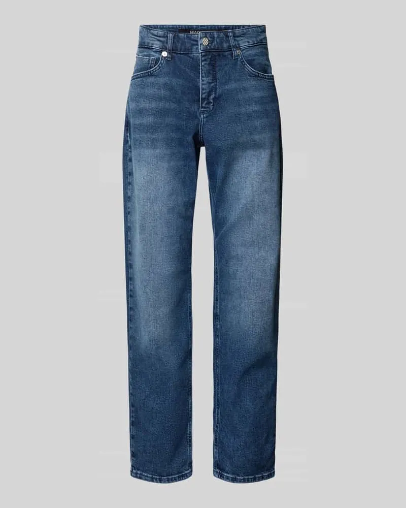 MAC Jeans Straight Fit Jeans im 5-Pocket-Design Dunkelblau