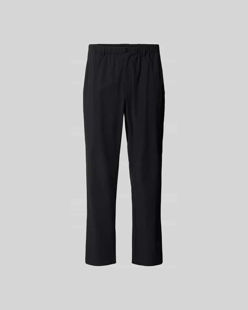 forét Stoffhose mit Stretch-Anteil Black