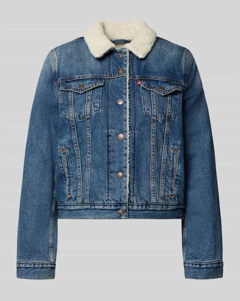 Levi's Regular Fit Jeansjacke aus reiner Baumwolle Blau